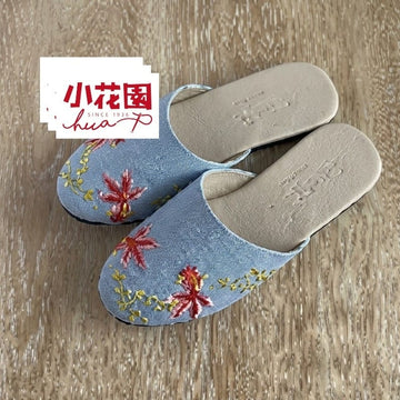 HUA Shoe Shoe Little Garden Taiwan Embroidered Indoor Slippers Little Garden Taiwan Embroidered Indoor Slippers