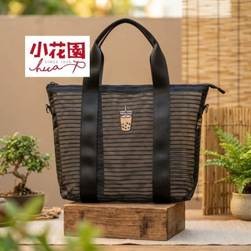 HUA Shoe Women's Handbags Little Garden Taiwan Embroidered Zipper Tote Bag Large Little Garden Taiwan Embroidered Zipper Tote Bag Large