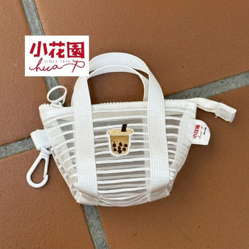 HUA Shoe Women's Handbags White Little Garden Taiwan Embroidered Zipper Tote Bag Small Little Garden Taiwan Embroidered Zipper Tote Bag Small