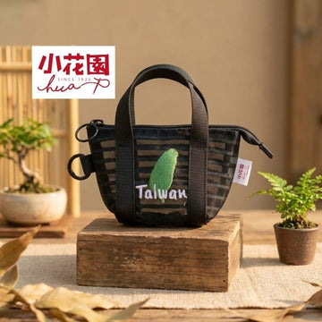 HUA Shoe Women's Handbags Little Garden Taiwan Embroidered Zipper Tote Bag Small Little Garden Taiwan Embroidered Zipper Tote Bag Small