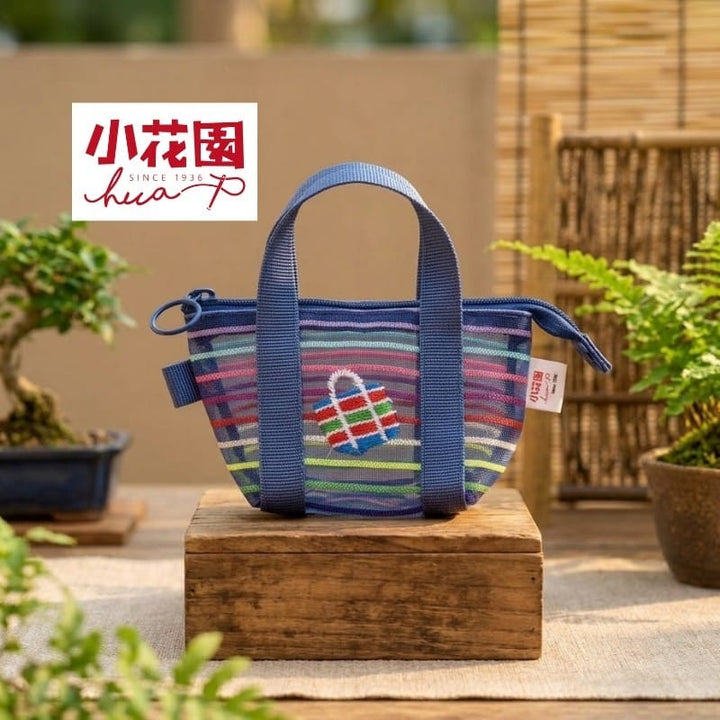 HUA Shoe Women's Handbags Little Garden Taiwan Embroidered Zipper Tote Bag Small Little Garden Taiwan Embroidered Zipper Tote Bag Small