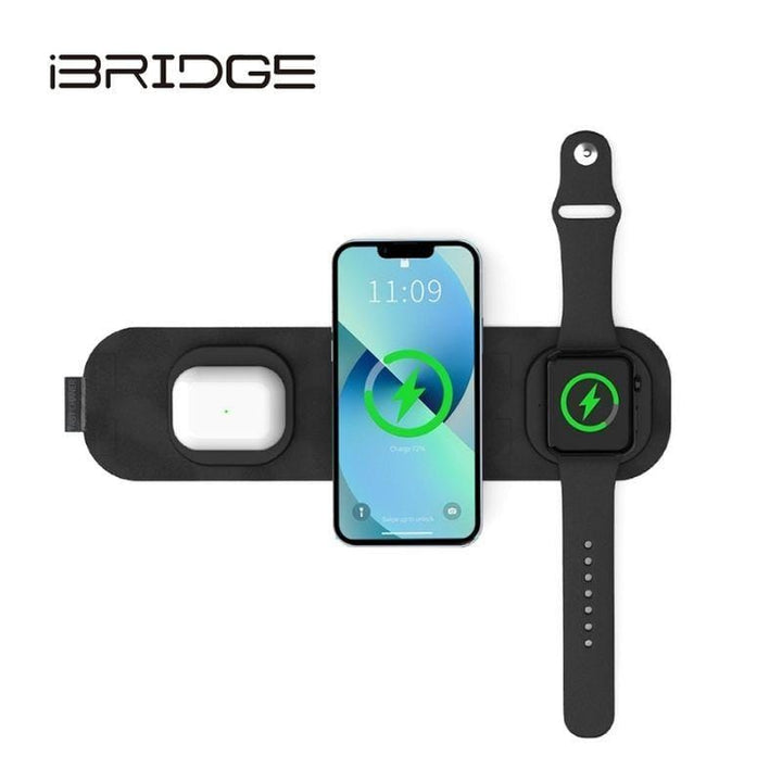 iBridge Cables, Chargers & Adapters iBridge 3-in-1 Wireless Charging Organizer iBridge 3-in-1 Wireless Charging Organizer