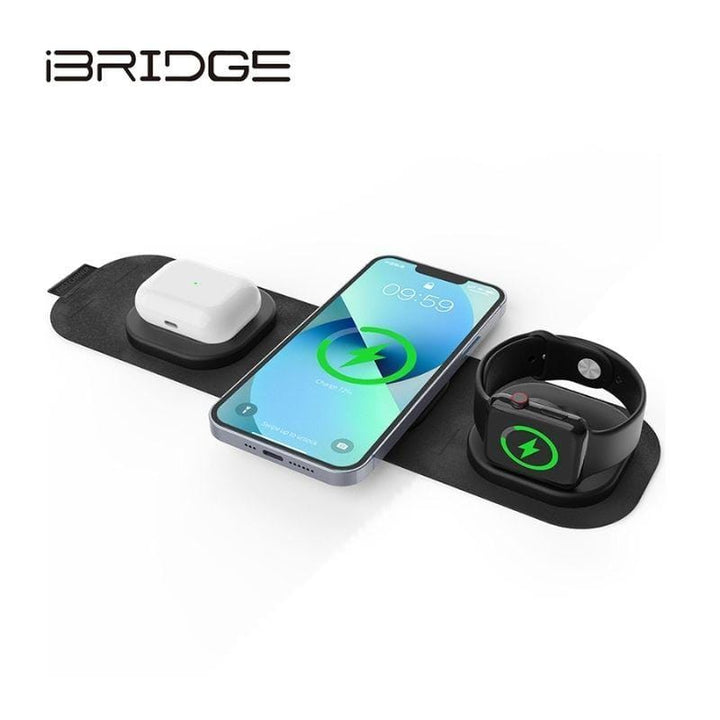iBridge Cables, Chargers & Adapters iBridge 3-in-1 Wireless Charging Organizer iBridge 3-in-1 Wireless Charging Organizer