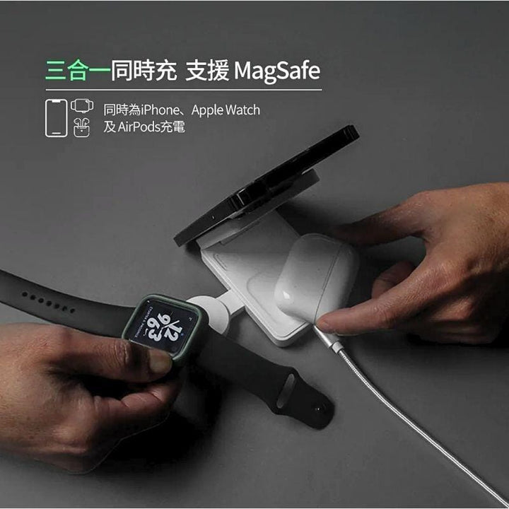 iBridge Cables, Chargers & Adapters iBridge Fast Qi2 3-in-1 Foldable Wireless Charger iBridge Fast Qi2 3-in-1 Foldable Wireless Charger