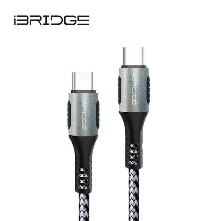 iBridge Cables, Chargers & Adapters iBridge PD 100W 5A Type-C to Type-C Fast Charge & Data Cable iBridge PD 100W 5A Type-C to Type-C Fast Charge & Data Cable