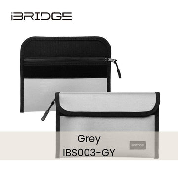 iBridge Power Banks Pounch Grey iBridge Portable Power Bank Explosion-Proof Bag iBridge Portable Power Bank Explosion-Proof Bag