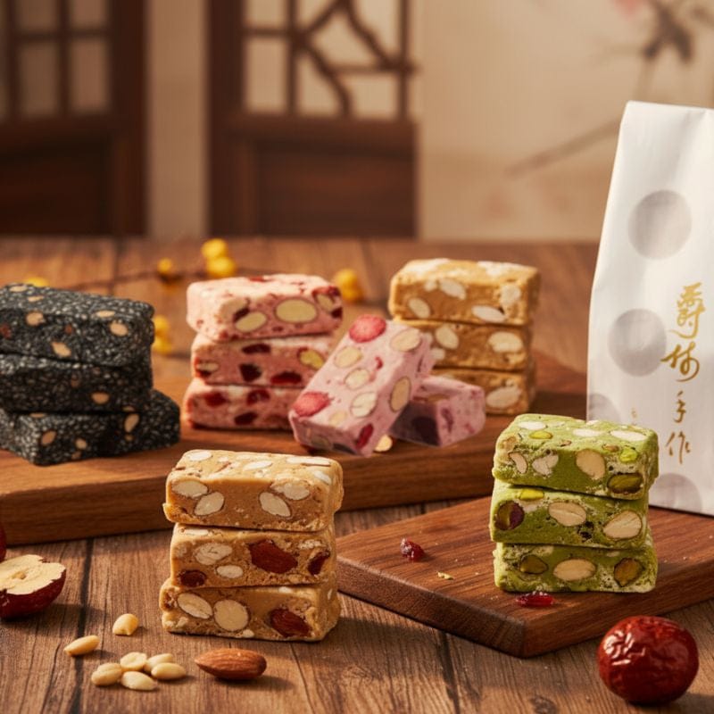 Juelin Biscuits, Cookies & Wafers Juelin Nougats Various Flavours 15pcs/Box - Fresh From Taiwan Juelin Nougats Various Flavours 15pcs/Box - Fresh From Taiwan