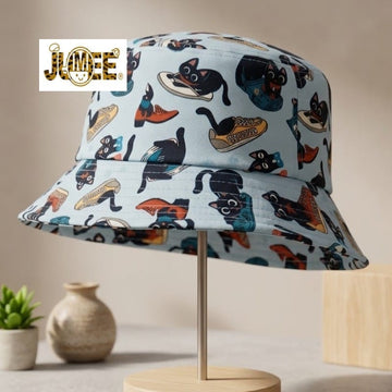 Jumee Hats & Caps Cat Sun Hat JUMEE Women's Fashion & Sun Hats Collection – Reversible Bucket Hats & Wide-Brim Sun Hats JUMEE Women's Fashion & Sun Hats Collection – Reversible Bucket Hats &
