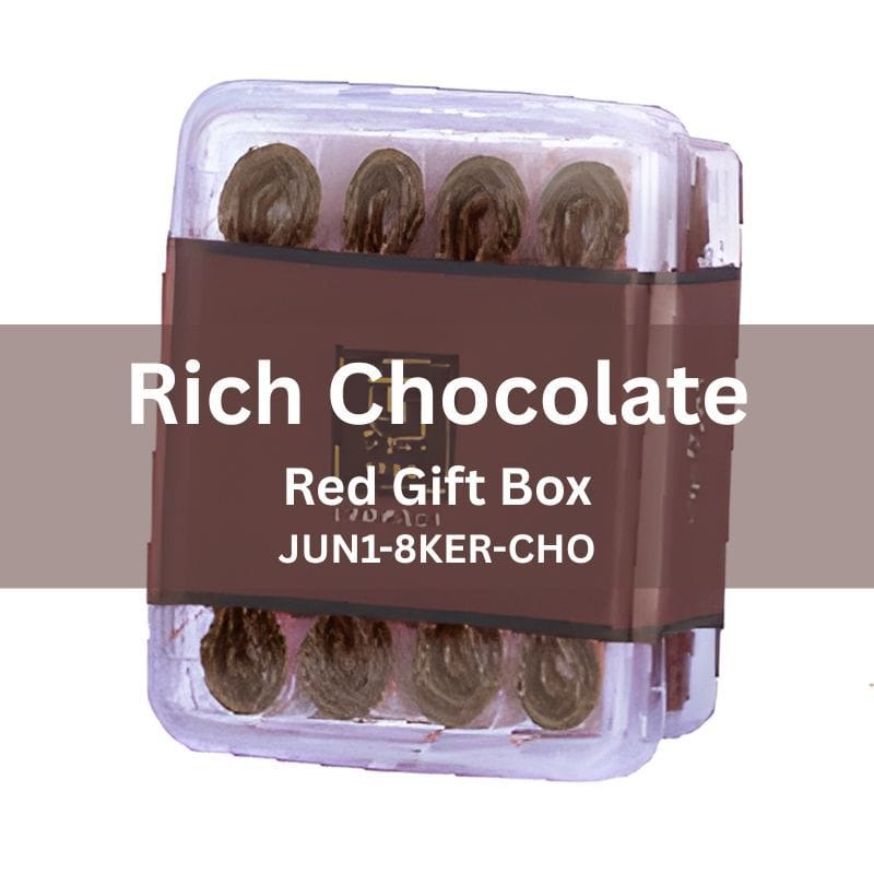 June 1st Gift Set & Hampers Rich Chocolate JUN1 Signature 8-Knot Egg Rolls - Red Gift Box 320g JUN1 Signature 8-Knot Egg Rolls - Red Gift Box 320g