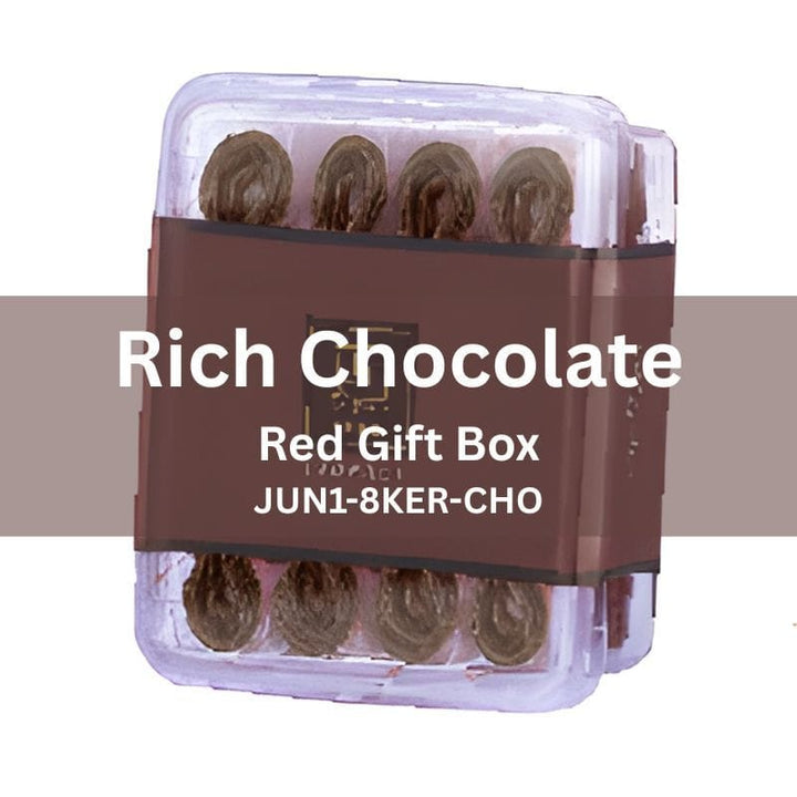 June 1st Gift Set & Hampers Rich Chocolate JUN1 Signature 8-Knot Egg Rolls - Red Gift Box 320g JUN1 Signature 8-Knot Egg Rolls - Red Gift Box 320g