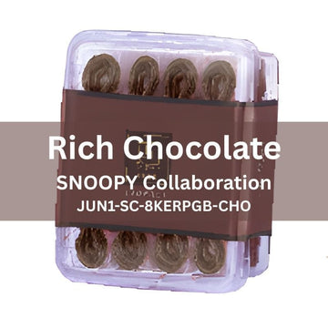 June 1st Gift Set & Hampers Rich Chocolate JUN1 SNOOPY Collaboration Unique 8-Knot Egg Rolls Gift Box JUN1 SNOOPY Collaboration Unique 8-Knot Egg Rolls Gift Box