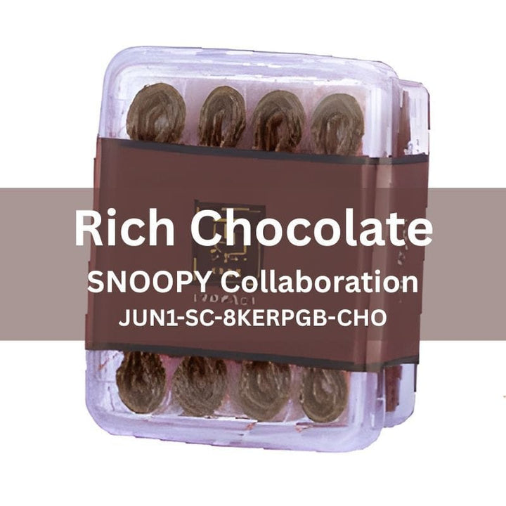 June 1st Gift Set & Hampers Rich Chocolate JUN1 SNOOPY Collaboration Unique 8-Knot Egg Rolls Gift Box JUN1 SNOOPY Collaboration Unique 8-Knot Egg Rolls Gift Box