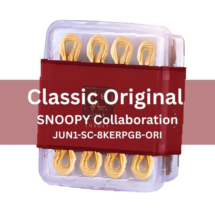 June 1st Gift Set & Hampers Classic Original JUN1 SNOOPY Collaboration Unique 8-Knot Egg Rolls Gift Box JUN1 SNOOPY Collaboration Unique 8-Knot Egg Rolls Gift Box