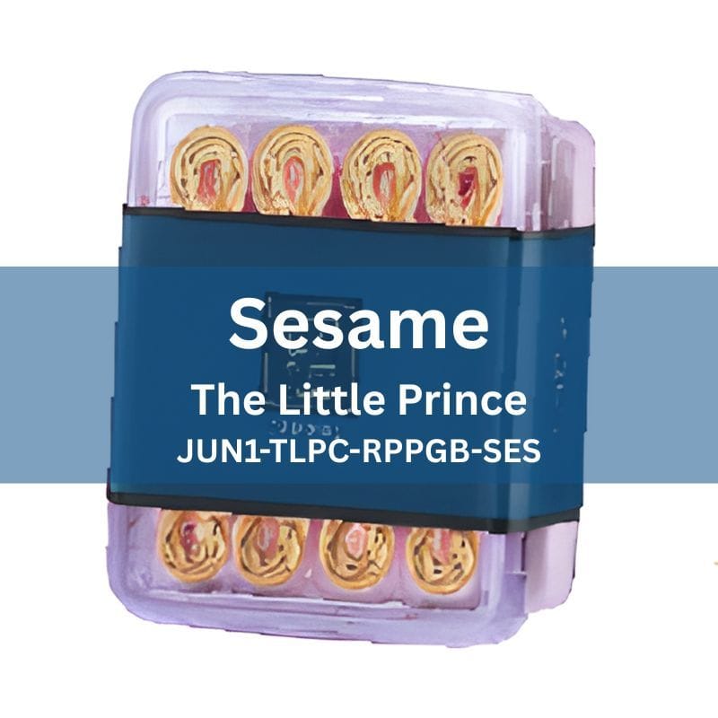 June 1st Gift Set & Hampers Sesame Jun1 X The Little Prince - Rose Planet 8-Knot Egg Rolls Premium Gift Box 320g Jun1 X The Little Prince - Rose Planet 8-Knot Egg Rolls Premium Gift B