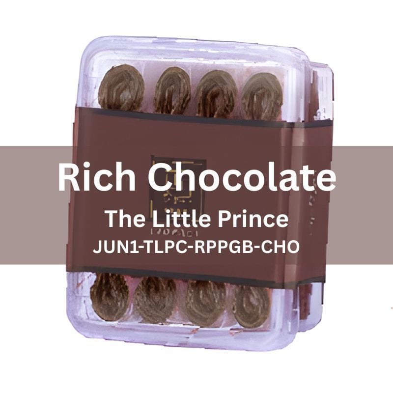 June 1st Gift Set & Hampers Rich Chocolate Jun1 X The Little Prince - Rose Planet 8-Knot Egg Rolls Premium Gift Box 320g Jun1 X The Little Prince - Rose Planet 8-Knot Egg Rolls Premium Gift B