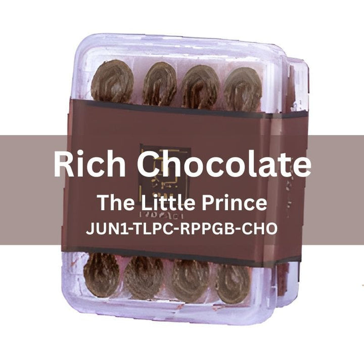June 1st Gift Set & Hampers Rich Chocolate Jun1 X The Little Prince - Rose Planet 8-Knot Egg Rolls Premium Gift Box 320g Jun1 X The Little Prince - Rose Planet 8-Knot Egg Rolls Premium Gift B