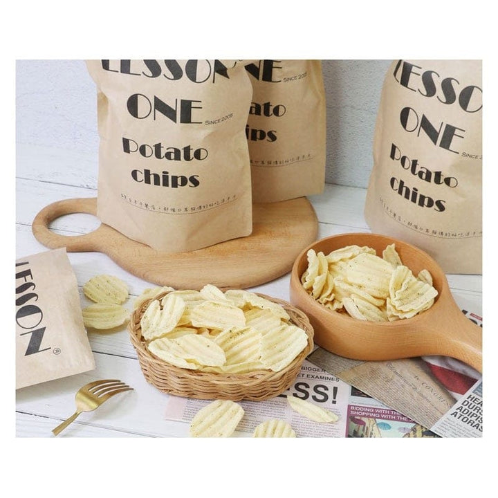 Lesson One Chips & Crisps Taiwan Lesson One Vegan Potato Chips 150 g | Taiwan’s Viral Snack! Taiwan Lesson One Vegan Potato Chips 150 g | Taiwan’s Viral Snack!