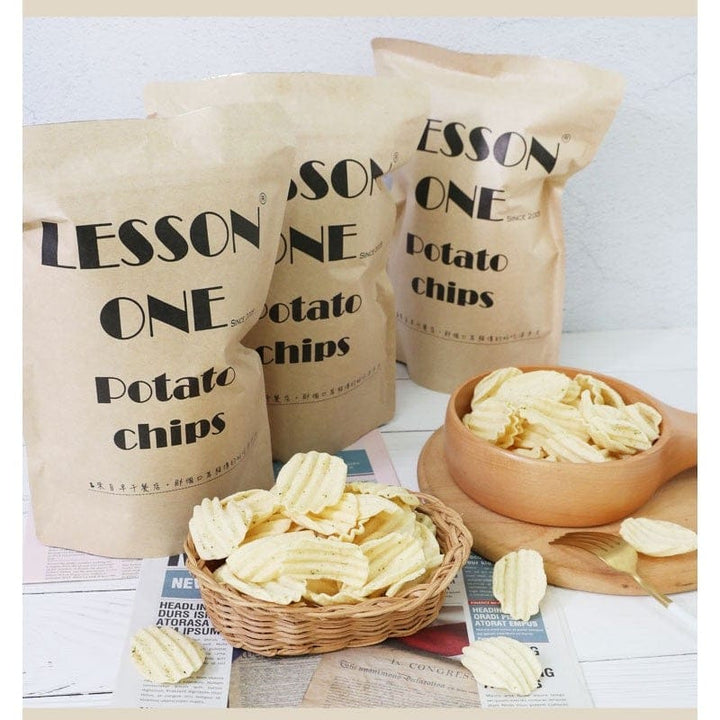 Lesson One Chips & Crisps Taiwan Lesson One Vegan Potato Chips 150 g | Taiwan’s Viral Snack! Taiwan Lesson One Vegan Potato Chips 150 g | Taiwan’s Viral Snack!