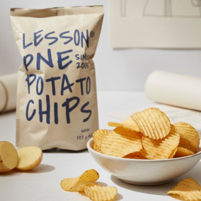 Lesson One Chips & Crisps Taiwan Lesson One Vegan Potato Chips 150 g | Taiwan’s Viral Snack! Taiwan Lesson One Vegan Potato Chips 150 g | Taiwan’s Viral Snack!