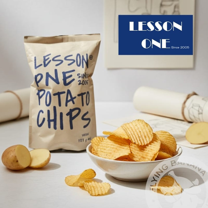 Lesson One Chips & Crisps Taiwan Lesson One Vegan Potato Chips 150g Taiwan Lesson One Vegan Potato Chips 150 g | Taiwan’s Viral Snack!