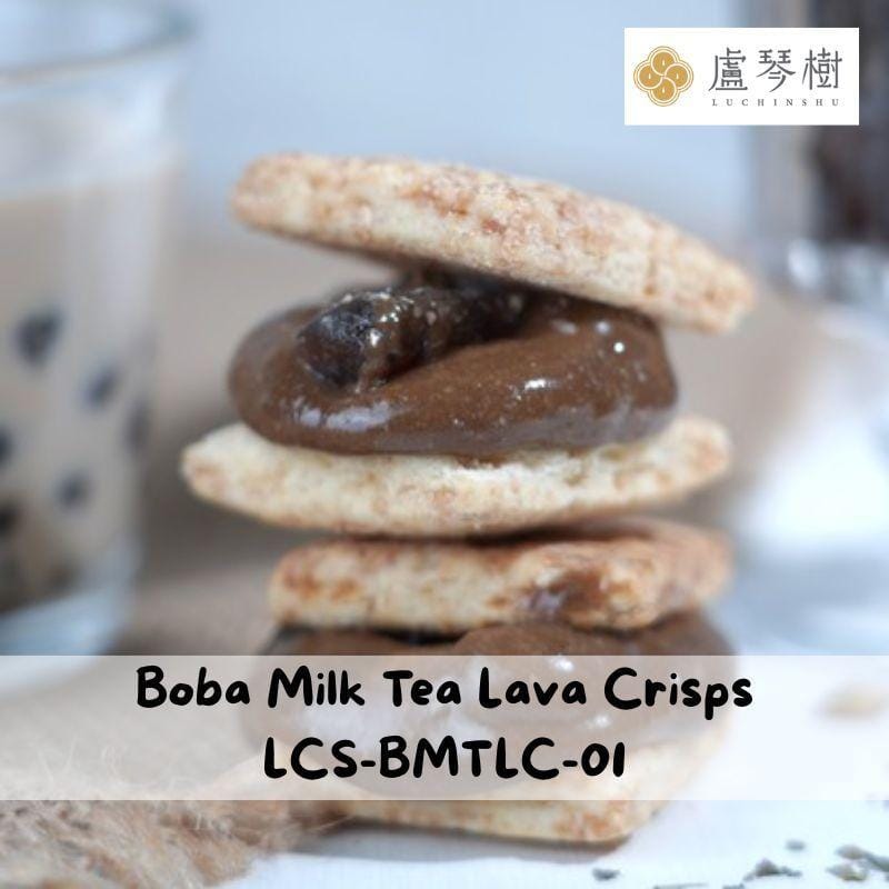 Lu Chin Shu Snack Cakes & Pastries Boba Milk Tea Lu Chin Shu Thousands Layered Flavor Filling Lava Crisps Lu Chin Shu Thousands Layered Flavor Filling Lava Crisps