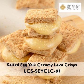 Lu Chin Shu Snack Cakes & Pastries Salted Egg Yolk Lu Chin Shu Thousands Layered Flavor Filling Lava Crisps Lu Chin Shu Thousands Layered Flavor Filling Lava Crisps