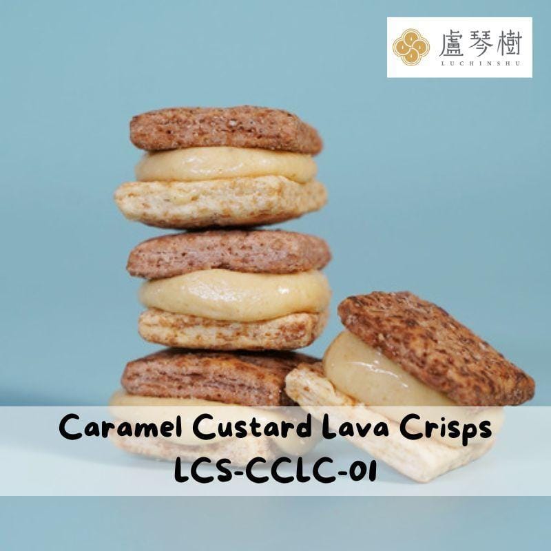 Lu Chin Shu Snack Cakes & Pastries Caramel Custard Lu Chin Shu Thousands Layered Flavor Filling Lava Crisps Lu Chin Shu Thousands Layered Flavor Filling Lava Crisps