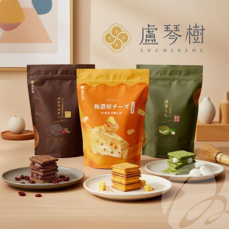 Lu Chin Shu Snack Cakes & Pastries Lu Chin Shu Thousands Layered Flavor Filling Lava Crisps Lu Chin Shu Thousands Layered Flavor Filling Lava Crisps