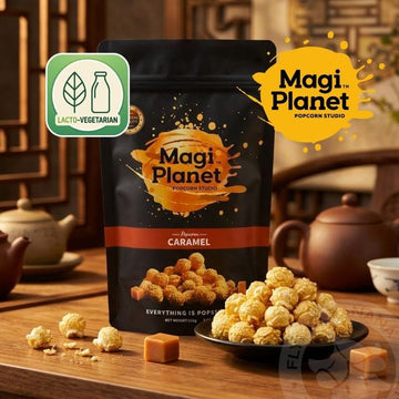 Magi Planet Popcorn MagiPlanet Caramel Crunch Popcorn Classic Flavor (Lacto-Vegetarian) (110g) MagiPlanet Caramel Crunch Popcorn Classic Flavor (Lacto-Vegetarian) (1