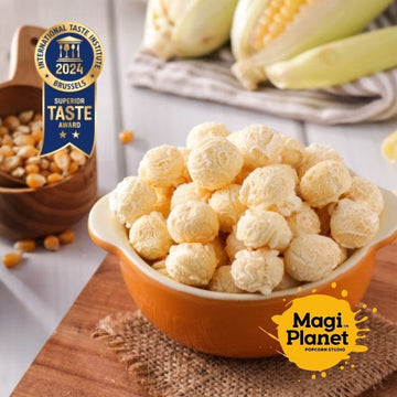 Magi Planet Popcorn MagiPlanet Corn Soup Flavor Handmade Popcorn Vegan Snack (100% Vegan) (110g) MagiPlanet Corn Soup Flavor Handmade Popcorn Vegan Snack (100% Vegan) 