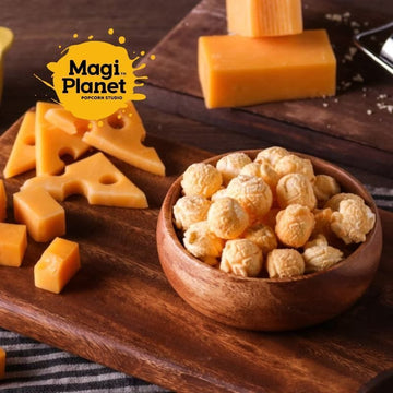 Magi Planet Popcorn MagiPlanet Double Cheese Popcorn New Zealand Anchor Cheese Powder Snack (Alliums) (110g) MagiPlanet Double Cheese Popcorn New Zealand Anchor Cheese Powder Snac