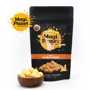 Magi Planet Popcorn MagiPlanet Double Cheese Popcorn New Zealand Anchor Cheese Powder Snack (Alliums) (110g) MagiPlanet Double Cheese Popcorn New Zealand Anchor Cheese Powder Snac