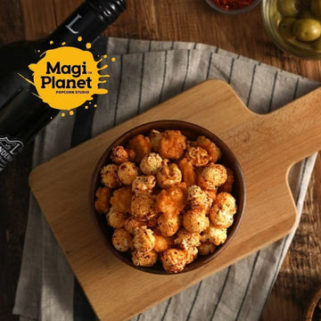 Magi Planet Popcorn MagiPlanet Magicorn Green Sichuan Pepper Popcorn & Rice Cracker Snack (Alliums) (110g) MagiPlanet Magicorn Green Sichuan Pepper Popcorn & Rice Cracker Snack 