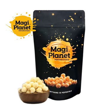 Magi Planet Popcorn MagiPlanet Rose Salt Caramel Popcorn Himalayan Rock Salt Snack (100% Vegan) (110g) MagiPlanet Rose Salt Caramel Popcorn Himalayan Rock Salt Snack (100% V