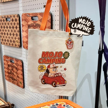 Mojo Tote Bags MOJO - Retro Road Trip Canvas Tote Bag MOJO - Retro Road Trip Canvas Tote