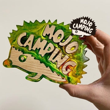 Mojo Placemats & Coasters Mojo Taiwan Hedgehog Solid Wood & Epoxy Resin Coaster Mojo Taiwan Hedgehog Solid Wood & Epoxy Resin Coaster