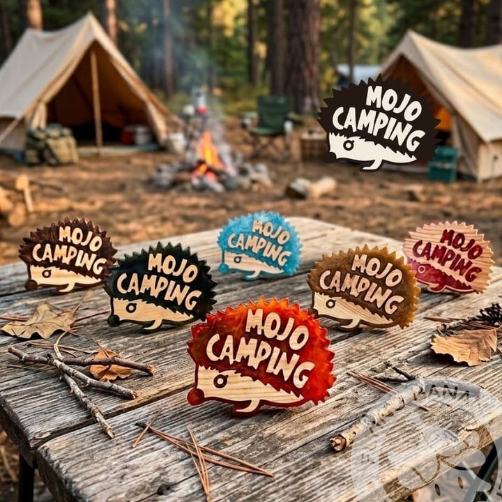 Mojo Placemats & Coasters Mojo Taiwan Hedgehog Solid Wood & Epoxy Resin Coaster Mojo Taiwan Hedgehog Solid Wood & Epoxy Resin Coaster