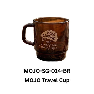 Mojo Cups, Mugs & Glasses Brown Mojo Taiwan Travel Cup Heat Resistent Brown Orange Colour Mojo Taiwan Travel Cup