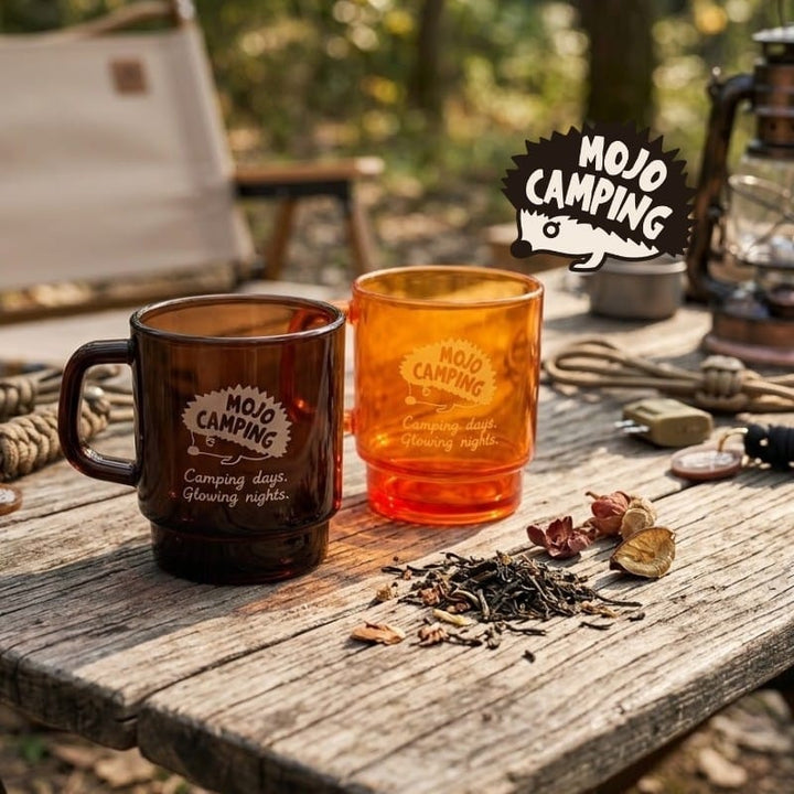 Mojo Cups, Mugs & Glasses Mojo Taiwan Travel Cup Heat Resistent Brown Orange Colour Mojo Taiwan Travel Cup