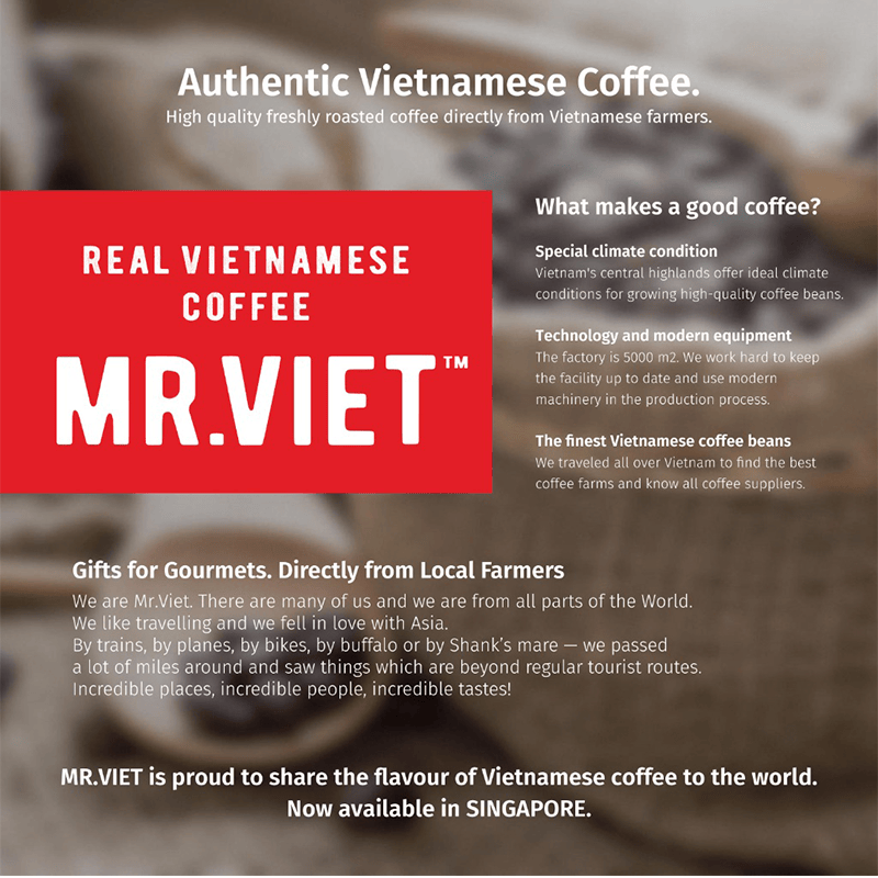 Mr Viet Instant Coffee MR VIET Coffee Instant Coffee,  2in1 Rich Flavor MR VIET Coffee Instant Coffee,  2in1 Rich Flavor