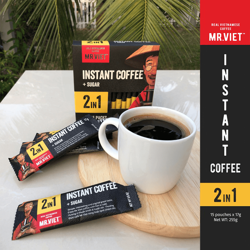 Mr Viet Instant Coffee MR VIET Coffee Instant Coffee,  2in1 Rich Flavor MR VIET Coffee Instant Coffee,  2in1 Rich Flavor