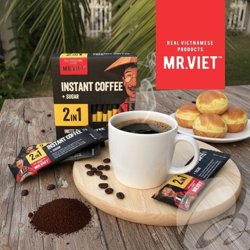 Mr Viet Instant Coffee MR VIET Coffee Instant Coffee,  2in1 Rich Flavor MR VIET Coffee Instant Coffee,  2in1 Rich Flavor