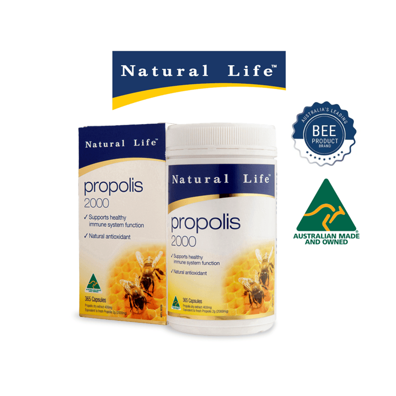 Natural Life Multivitamin & Minerals Natural Life Propolis 2000mg 365 Capsules Natural Life Propolis 2000mg 365 Capsules