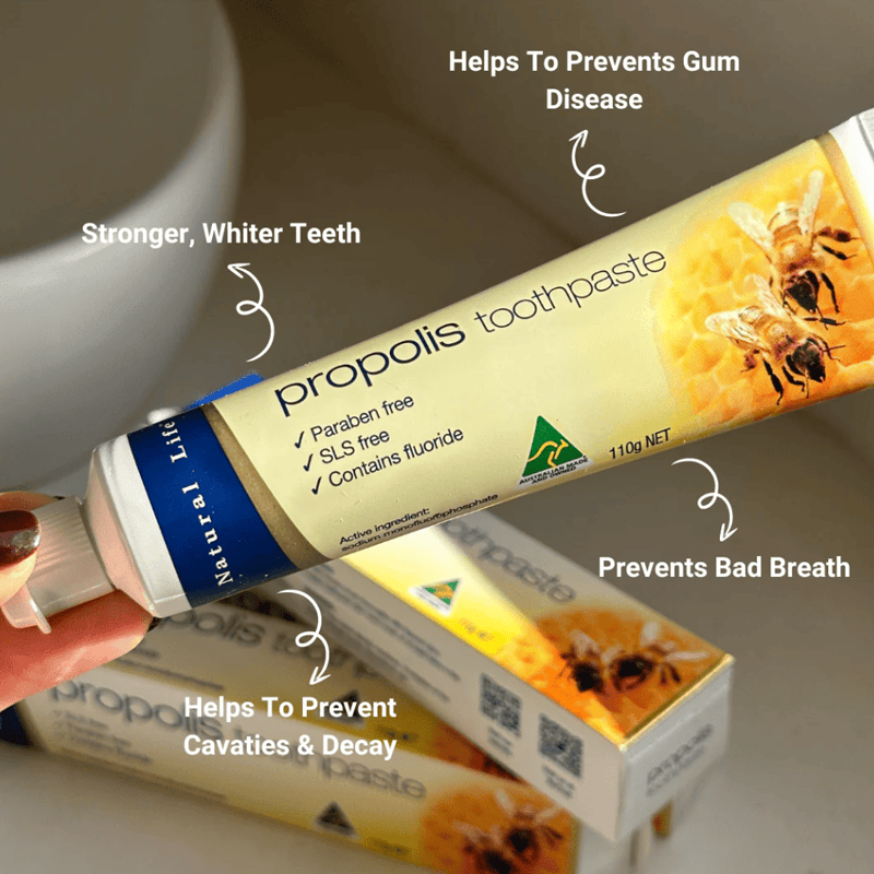 Natural Life Toothpaste Natural Life Propolis Toothpaste 110g Natural Life Propolis Toothpaste 110g