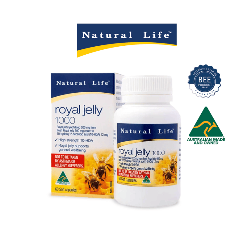 Natural Life Multivitamin & Minerals Natural Life Royal Jelly 1000mg Capsules Natural Life Royal Jelly 1000mg Capsules
