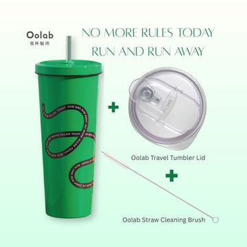Oolab Cups, Mugs & Glasses Green Bundle A Oolab Color Palette Ceramic-Coating Straw Cup (with Straw) 850ml Oolab Color Palette Ceramic-Coating Straw Cup (with Straw) 850ml