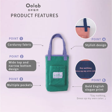 Oolab Water Bottles & Accessories Oolab Drink Bag Cup Carrier Oolab Drink Bag Cup Carrier
