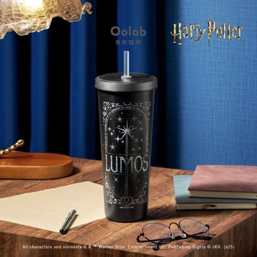 Oolab Vacuum Flasks Oolab Harry Potter Collection Stainless Steel Straw Cup 850ml Oolab Harry Potter Collection Stainless Steel Straw Cup 850ml