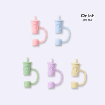 Oolab Drinkware Accessories Oolab Ice Cream Series Straw Cap Regular Straw Thin Straw Oolab Ice Cream Series Straw Cap Regular Straw Thin Straw