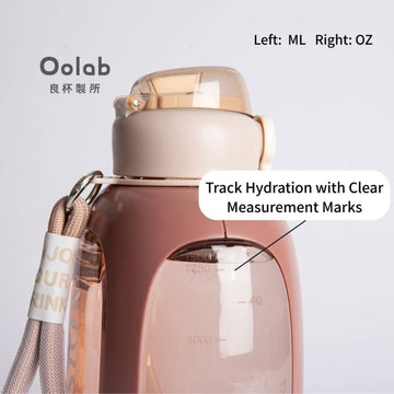 Oolab Water Bottles & Accessories Oolab Sport Handle Bottle Big Volume Outdoor 1500ml Oolab Sport Handle Bottle Big Volume Outdoor 1500ml